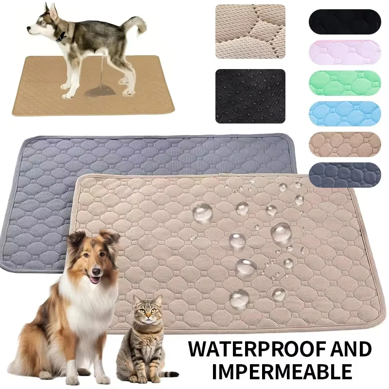 Pet Supplies Dog Wash - Dog Urine Pads Washable Reusable Anti