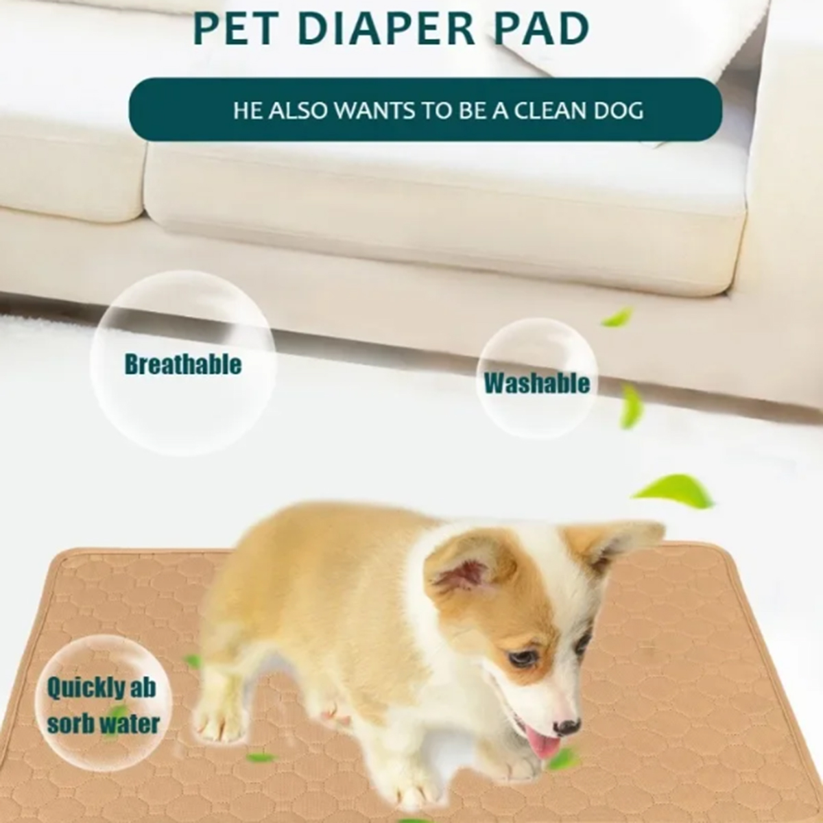 Dog Pee Pad Reusable Washable  - Pet Supplies Dog Wash review and price