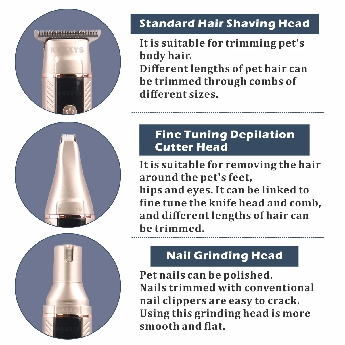 Pet Hair Trimmer 3in1 Professi - Pet Supplies For Less review and price