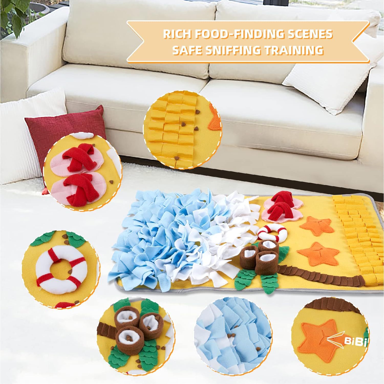 New Pet Sniffing Mat Dog Train - Pet Supplies Dog Wash review and price