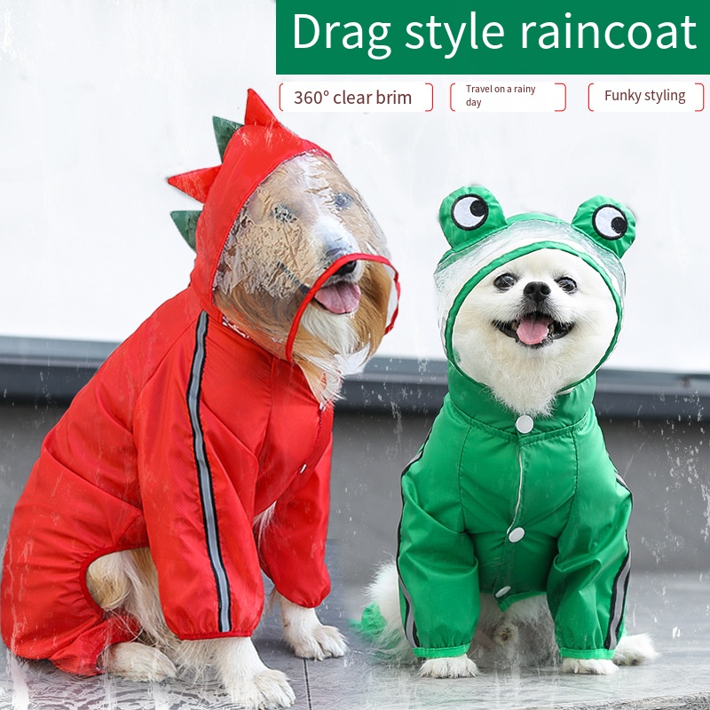 Dog Raincoat Waterproof Dogfac - Pet Supplies Plus review and price