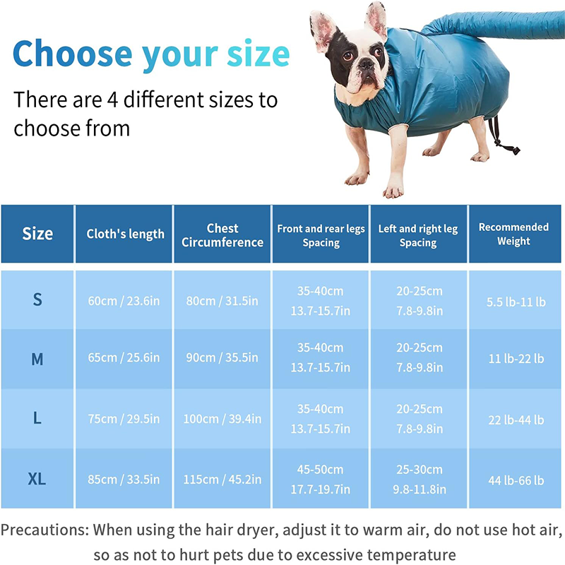 Dogs Hair Dryer Blow Bag Pet F - Pet Supplies For Less review and price