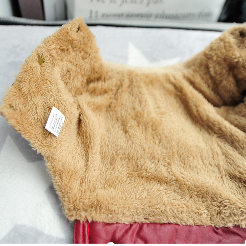 Leather Winter Pet Jacket Coat - Pet Supplies Plus review and price
