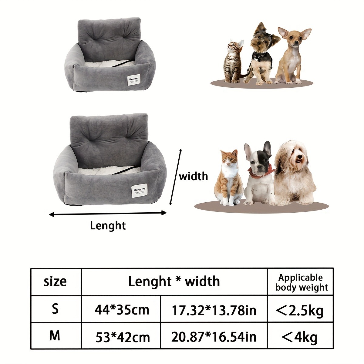 Car Bed Dog Sofa Large Dogs Sm - Pet Supplies Dog Wash review and price