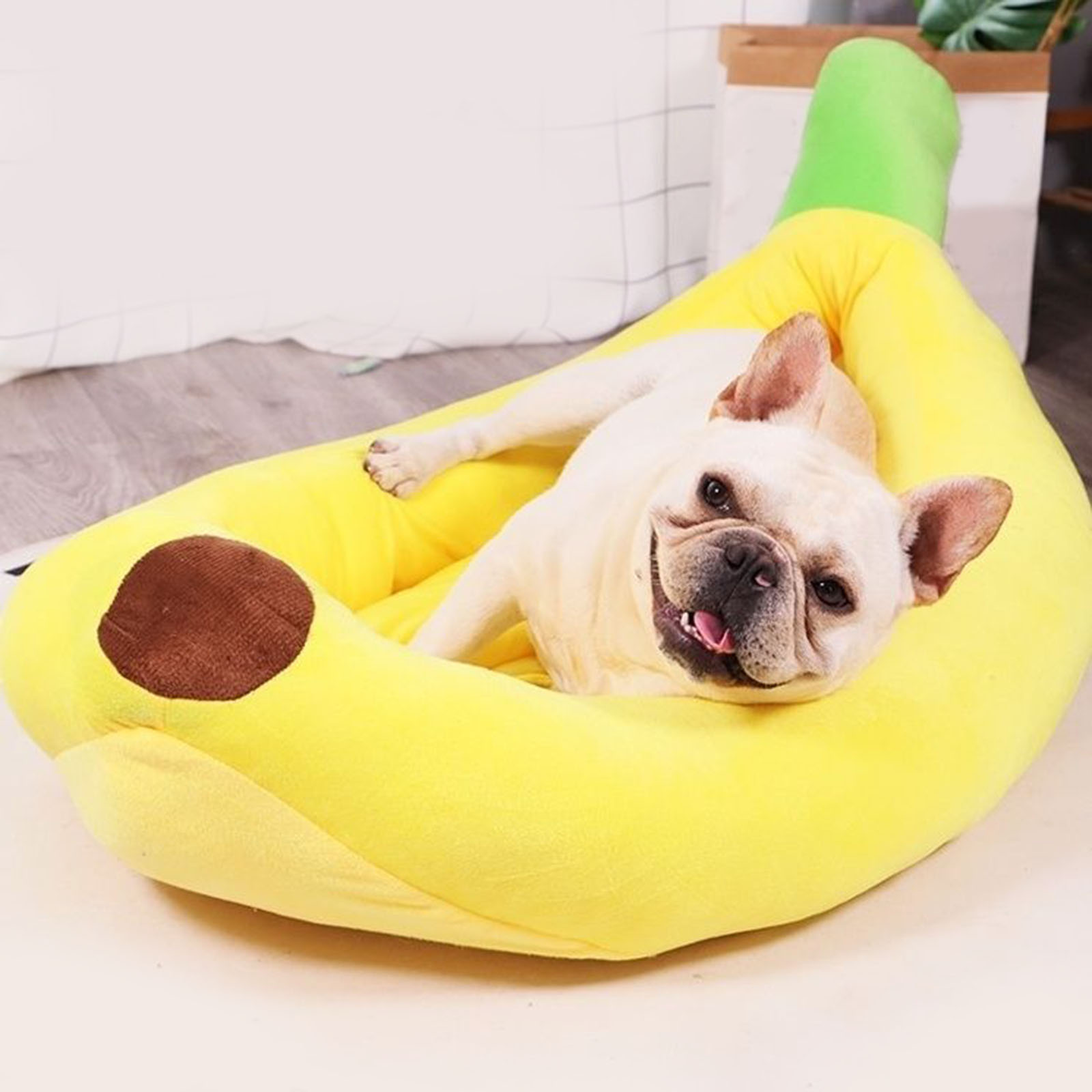 Banana Shaped Dog Bed Breathab - Pet Supplies Dog Wash review and price
