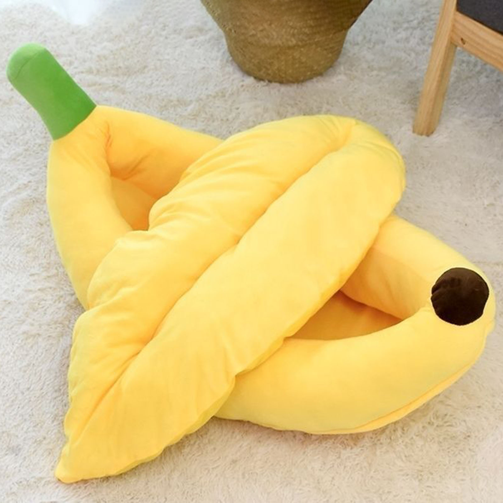 Banana Shaped Dog Bed Breathab - Pet Supplies Dog Wash review and price